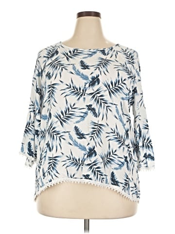 Papermoon 3/4 Sleeve Blouse (view 1)