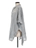 Maeve Stripes Silver 3/4 Sleeve Button-Down Shirt Size Med - Lg - photo 5