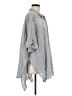 Maeve Stripes Silver 3/4 Sleeve Button-Down Shirt Size Med - Lg - photo 4