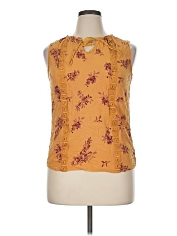 Como Black Sleeveless T-Shirt (view 1)