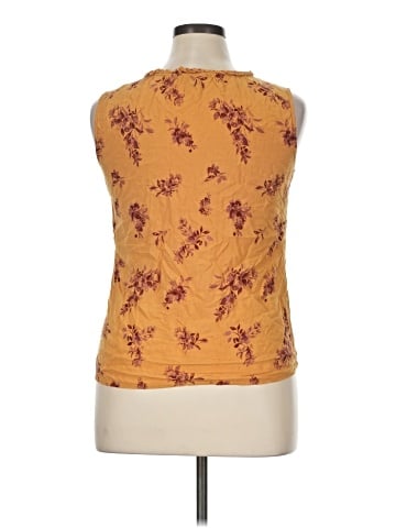 Como Black Sleeveless T-Shirt (view 2)
