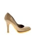 Gucci 100% Patent Leather Color Block Yellow Tan Heels Size 6 1/2 - photo 1