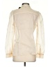 Lulus 100% Polyester Ivory Long Sleeve Blouse Size S - photo 2