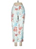 J. McLaughlin Floral Blue Casual Pants Size 6 - photo 2