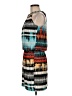 En Focus Studio Print Teal Casual Dress Size 6 - photo 5