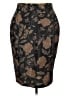 ECI Paisley Brown Formal Skirt Size 10 - photo 1