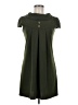 Papillon Solid Green Casual Dress Size M - photo 1