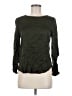 Zara Basic Green Long Sleeve Blouse Size M - photo 1