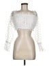 Majorelle 100% Polyester White 3/4 Sleeve Blouse Size M - photo 1