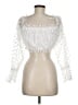 Majorelle 100% Polyester White 3/4 Sleeve Blouse Size M - photo 2