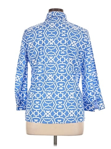 Patty Kim NewYork 3/4 Sleeve Button-Down Shirt (view 2)