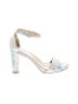 Naturalizer Metallic Multi Color White Sandals Size 10 (wide) - photo 1