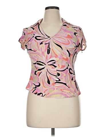 Allison Taylor Short Sleeve Silk Top (view 1)