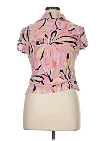 Allison Taylor Short Sleeve Silk Top (view 2)