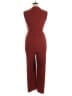 Cider Solid Burgundy Jumpsuit Size 2X - photo 2