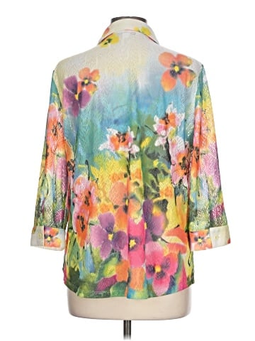 Erin London 3/4 Sleeve Blouse (view 2)