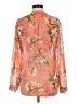 Kut from the Kloth 100% Polyester Floral Orange Long Sleeve Blouse Size M - photo 2