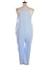 Sincerely Jules Solid Blue Jumpsuit Size XL - photo 2