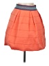 Dina Be 100% Polyester Color Block Orange Casual Skirt Size S - photo 1
