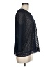 Eclair 100% Polyester Black 3/4 Sleeve Blouse Size M - photo 4