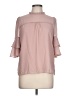 Monteau Pink 3/4 Sleeve Blouse Size L - photo 1