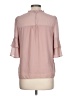 Monteau Pink 3/4 Sleeve Blouse Size L - photo 2