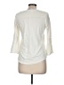 Basic Editions 100% Cotton Ivory 3/4 Sleeve Top Size M - photo 2