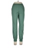 Uniqlo 100% Polyester Solid Green Track Pants Size L - photo 1