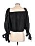 STAUD 100% Polyester Black 3/4 Sleeve Blouse Size S - photo 2