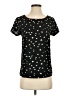 Brooklyn Industries 100% Polyester Stars Black Short Sleeve Top Size XS - photo 1