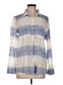 Splendid 100% Cotton Stripes Blue Long Sleeve Blouse Size M - photo 1