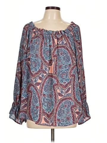 Belle + Sky 3/4 Sleeve Blouse (view 1)