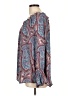 Belle + Sky 100% Polyester Paisley Blue 3/4 Sleeve Blouse Size L - photo 5