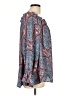 Belle + Sky 100% Polyester Paisley Blue 3/4 Sleeve Blouse Size L - photo 4