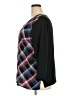 Talbots Outlet 100% Polyester Argyle Black Pullover Sweater Size 2X - photo 5