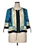 Cache 100% Polyester Blue Kimono Size XL - photo 1