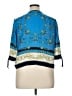 Cache 100% Polyester Blue Kimono Size XL - photo 2
