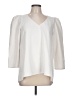 Tuckernuck 100% Polyester Ivory 3/4 Sleeve Blouse Size L - photo 1
