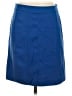 Ann Taylor Solid Blue Formal Skirt Size 2 - photo 1