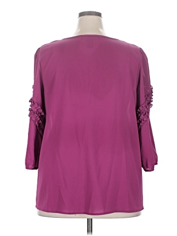 Denim 24/7 3/4 Sleeve Blouse (view 2)