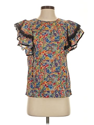 Liberty Art Fabrics for J.Crew Short Sleeve Blouse (view 1)