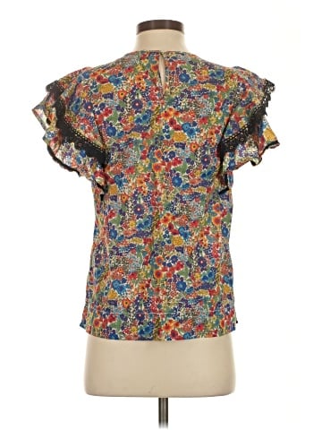 Liberty Art Fabrics for J.Crew Short Sleeve Blouse (view 2)