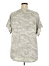 Jane and Delancey Camo Gray Short Sleeve Top Size 2X - photo 2