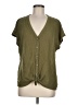 Eyeshadow Green Short Sleeve Top Size M - photo 1