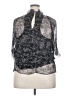 IRO 100% Viscose Gray Black 3/4 Sleeve Blouse Size 18 - photo 2
