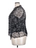 IRO 100% Viscose Gray Black 3/4 Sleeve Blouse Size 18 - photo 5