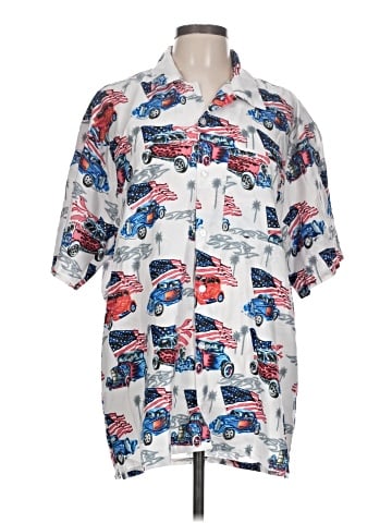 Tropical Wear Short Sleeve Blouse (view 1)