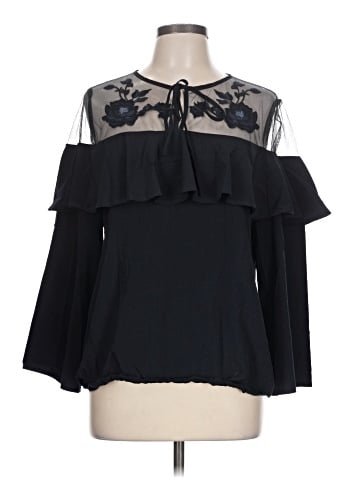7th Avenue Design Studio New York & Company Long Sleeve Blouse (view 1)