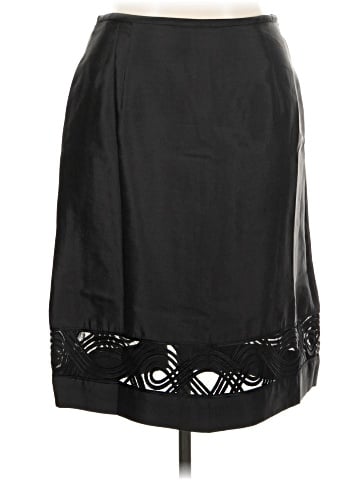 Adrianna Papell Silk Skirt (view 1)