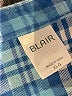 Blair Plaid Blue Long Sleeve Button-Down Shirt Size XL - photo 7